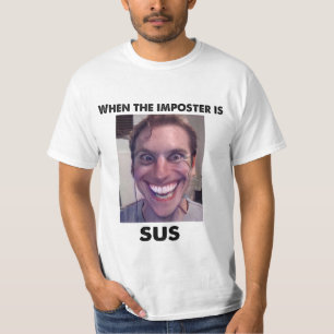When the imposter is sus! Amogus Meme T-Shirt