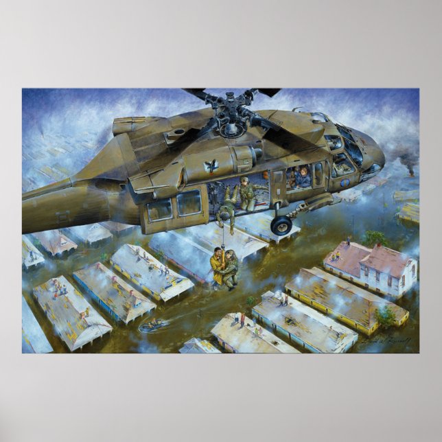 When the Levees Broke by David Russell Poster (Front)