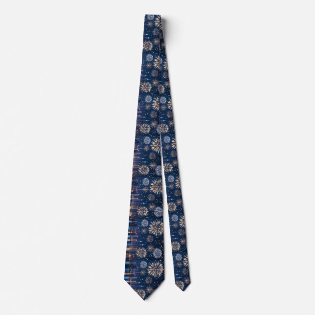 When the Lights Begin to Fall Tie (Front)