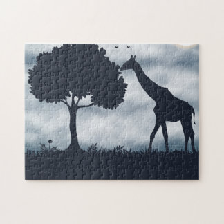 When the Moon Whispers to the Giraffe Jigsaw Puzzle