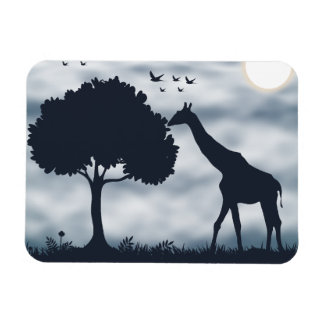 When the Moon Whispers to the Giraffe Magnet