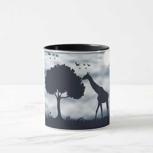 When the Moon Whispers to the Giraffe Mug (Center)