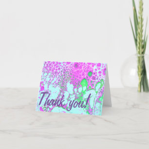 “When the pastel garden blooms” Thank You Card