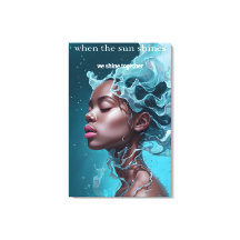 When the sun shines Canvas Print