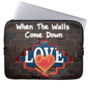 When The Walls Come Down Laptop Sleeve