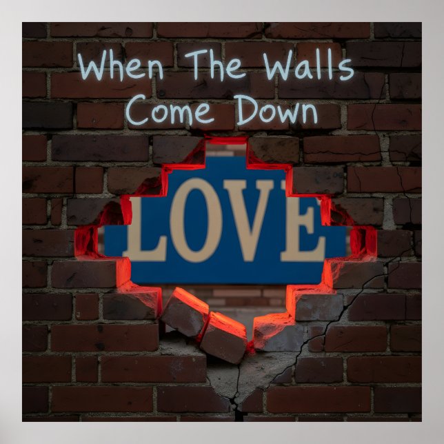 When The Walls Come Down Poster (Front)