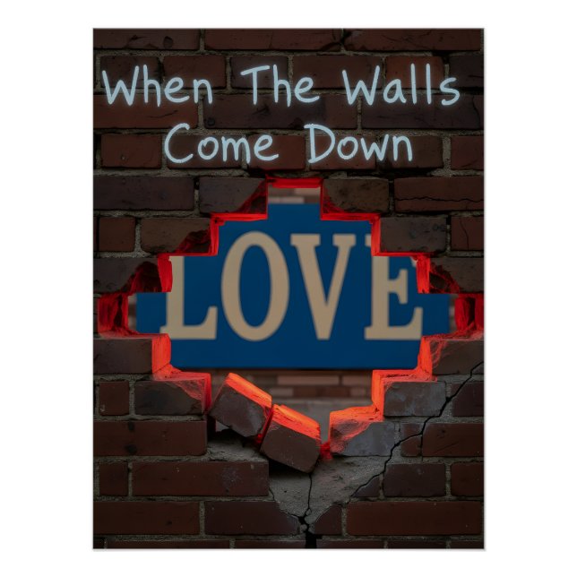 When The Walls Come Down Poster (Front)