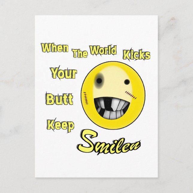 When The World Postcard (Front)