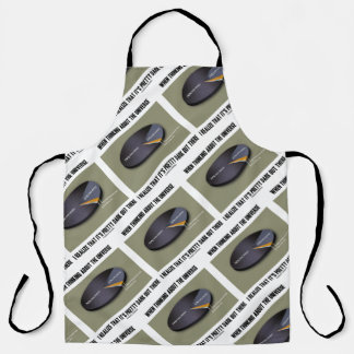 When Thinking Universe Realise It's Dark Out There Apron