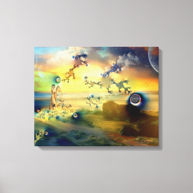 When Twin Flames First Meet - Canvas Print (Front)