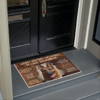 When Visiting My House Please Remember, Dog Mat