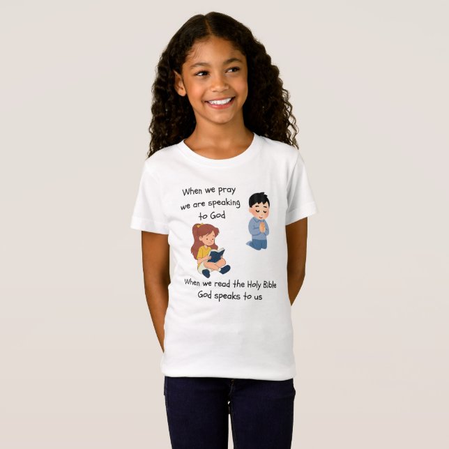 When we pray T-Shirt (Front Full)