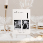 When We Were Age Photo Table Number<br><div class="desc">When We Were Age Table Number with Photo!</div>