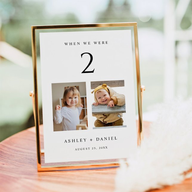 When We Were Age Table Number with Photos (Creator Uploaded)