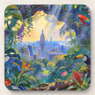 When Wildlife Watches Manhattan – A Cityscape Coaster