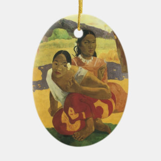 When Will You Marry? by Paul Gauguin, Vintage Art Ceramic Tree Decoration