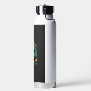 When Witches Went Waltzing Halloween Haunted House Water Bottle
