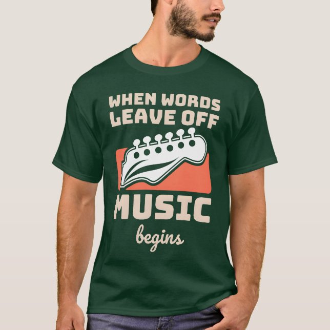 When Word Leave Off funny T-Shirt (Front)