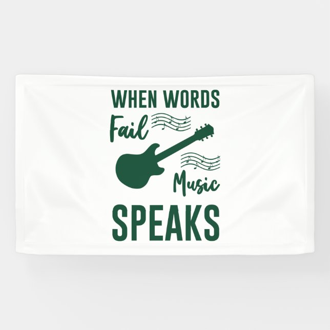 When Words Fail Music Speak Banner (Horizontal)