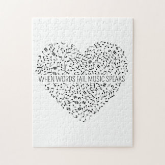 When Words Fail Music Speaks Jigsaw Puzzle