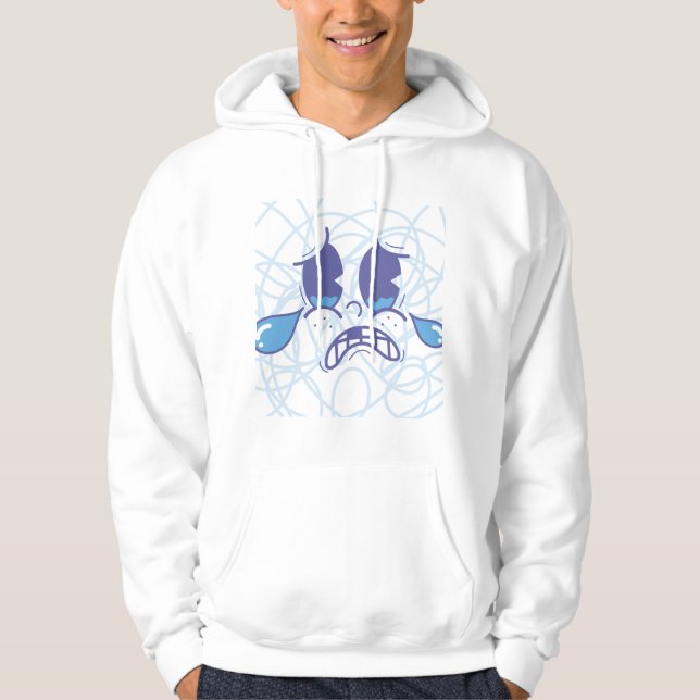 When Words Fail, Silence Cries.  Hoodie (Front)
