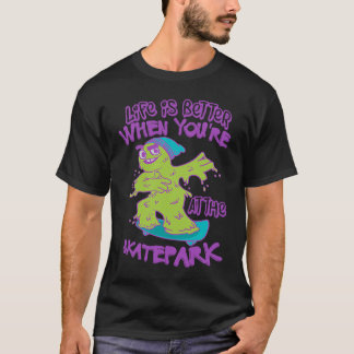 when you are on a cool retro flip skateboard T-Shirt