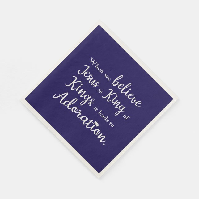 When You Believe Napkin (Corner)