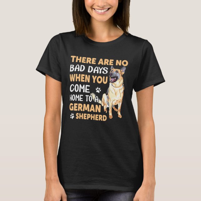 When You Come Home German Shepherd T-Shirt (Front)