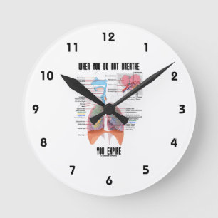 When You Do Not Breathe Expire Respiratory System Round Clock