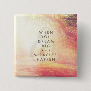 When You Dream 15 Cm Square Badge