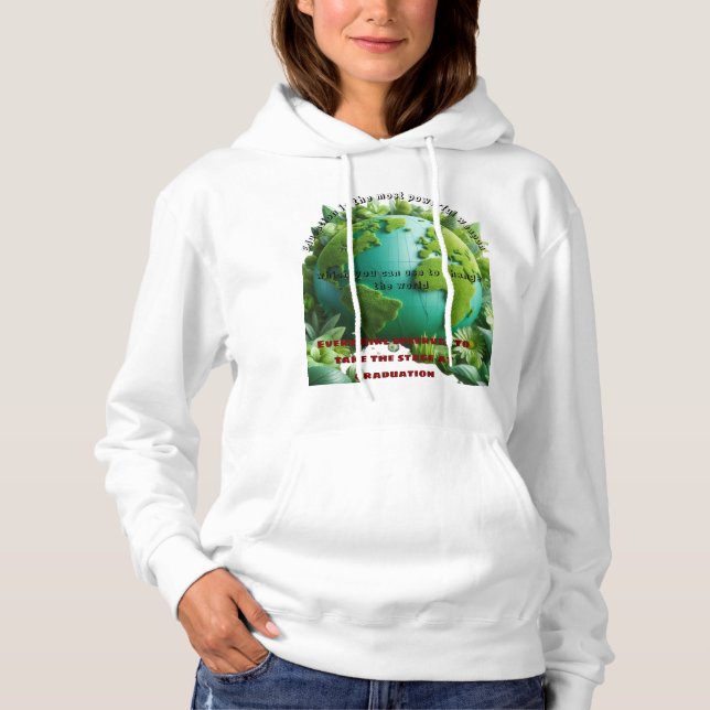 When you educate a girl, you educate a nation hoodie (Front)