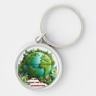 When you educate a girl, you educate a nation key ring