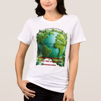 When you educate a girl, you educate a nation Tri-Blend shirt