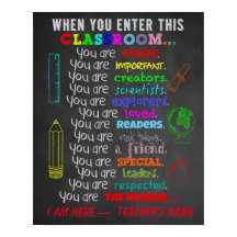 When You Enter This Classroom Rules