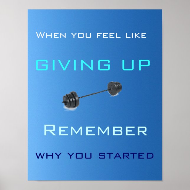 When You Feel Like Giving Up - Poster (Front)