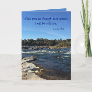 When you go through deep waters card