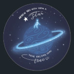 When you Wish upon a Star Classic Round Sticker<br><div class="desc">When you Wish upon a Star ,  Excellent for sealing gifts,  for your planner,  scrapbook and more ,  You will find this on a Key ring and a Flat card too!</div>