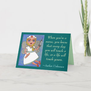 When you're a nurse... - greeting card