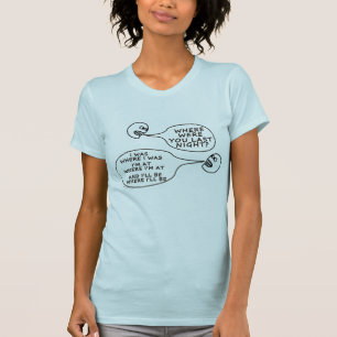 Where am I Don't ask me I don't know don't judge T T-Shirt
