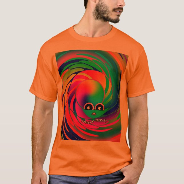 Where Am I? Mens T-Shirt (Front)