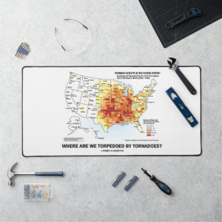 Where Are We Torpedoed By Tornadoes? Desk Mat