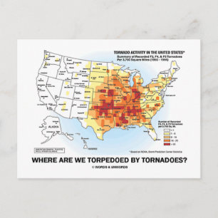 Where Are We Torpedoed By Tornadoes? Postcard
