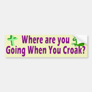 Where are You Going? Bumper Sticker