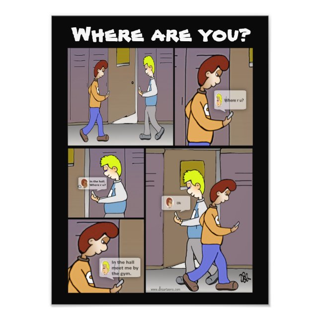 Where Are You? Photo Print (Front)