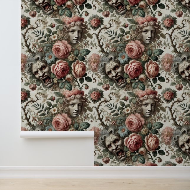 Where Baroque Fangs Find Homes – Gothic Victorian Wallpaper (Application)