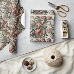 Where Baroque Fangs Find Homes – Gothic Victorian Wrapping Paper