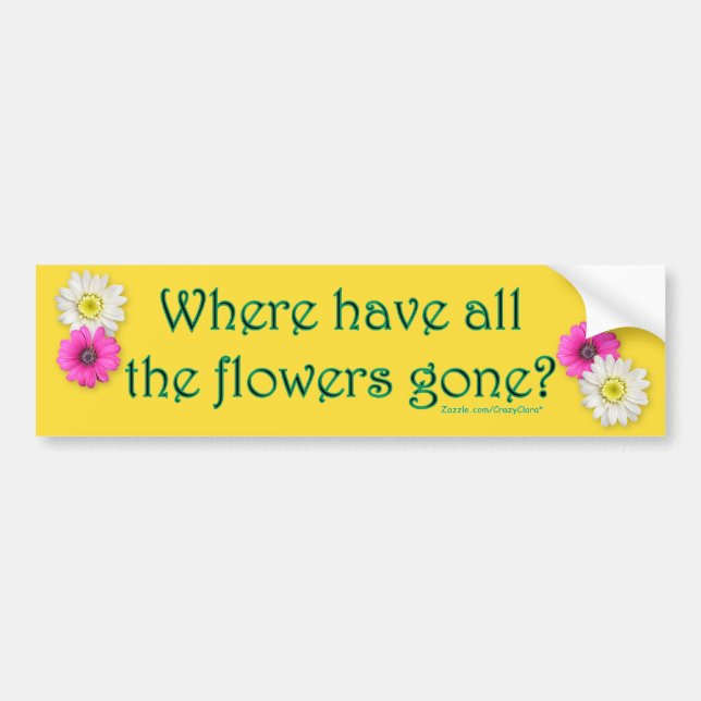 Where? Bumper Sticker (Front)