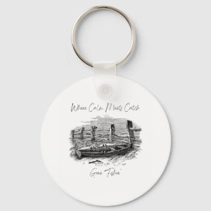Where Calm Meets Catch Key Ring