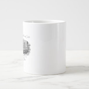 Where Calm Meets Catch Large Coffee Mug