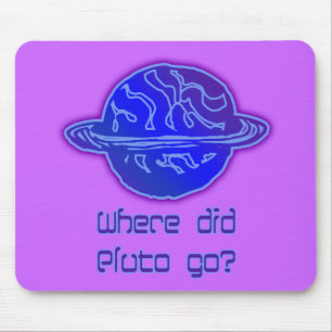 Where Did Pluto Go? Mouse Mat